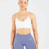 Soutien-gorge de sport à bretelles et col en V « Essential »