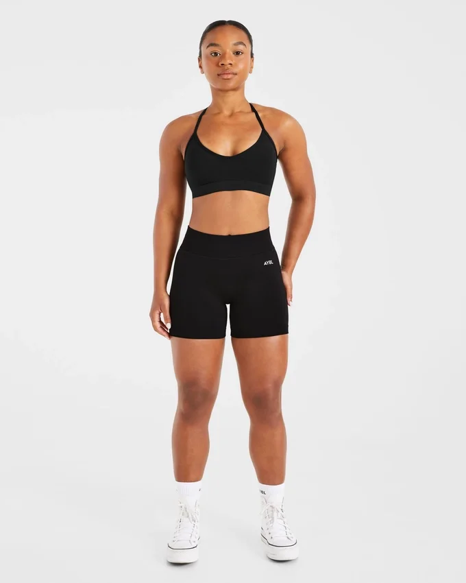 Soutien-gorge de sport à bretelles et col en V « Essential »