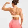 Soutien-gorge de sport à bretelles et col en V « Essential »