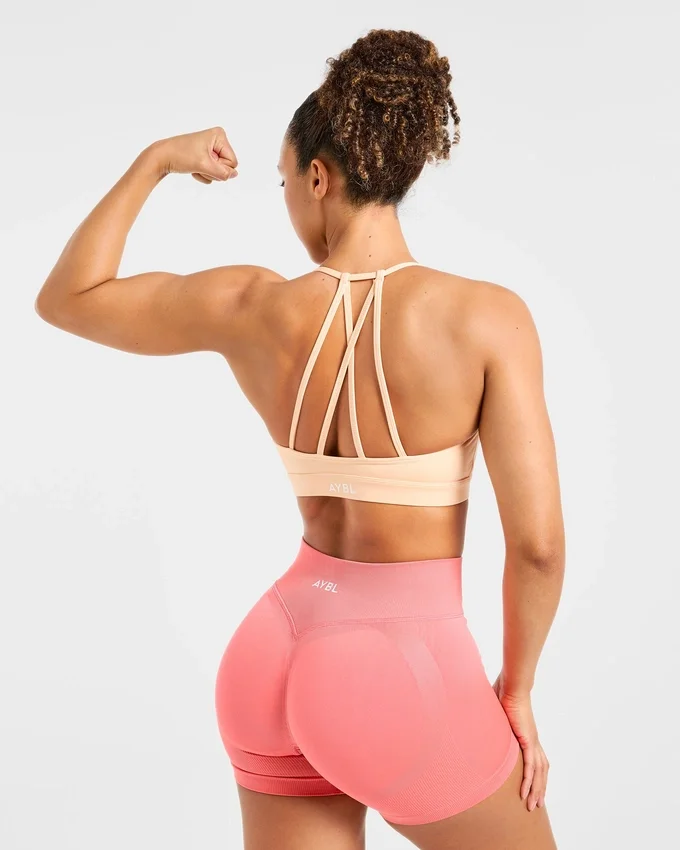 Soutien-gorge de sport à bretelles et col en V « Essential »