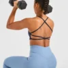 Soutien-gorge de sport Essential à dos croisé