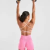 Soutien-gorge de sport Essential à dos croisé