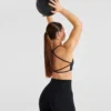 Soutien-gorge de sport Essential à dos croisé