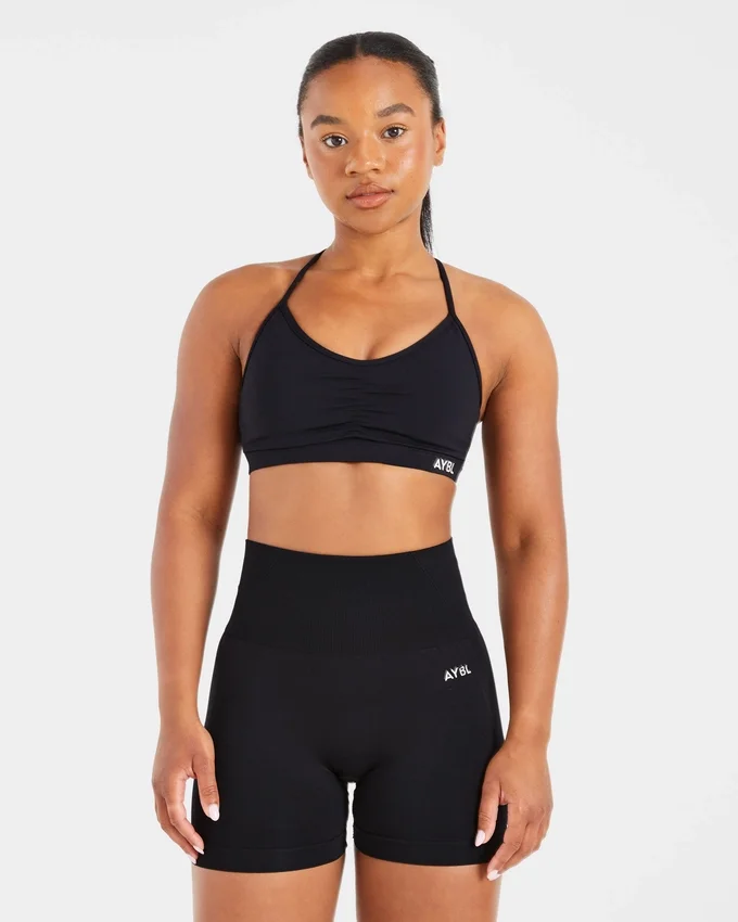 Soutien-gorge de sport froncé Essential