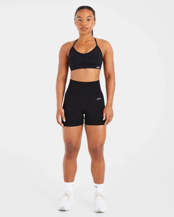 Soutien-gorge de sport froncé Essential