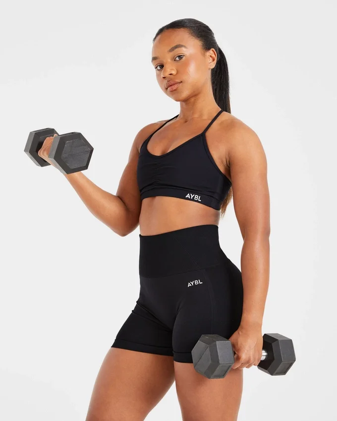 Soutien-gorge de sport froncé Essential