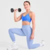 Soutien-gorge de sport froncé Essential