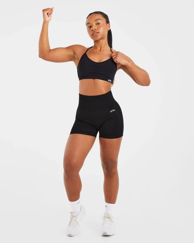 Soutien-gorge de sport froncé Essential