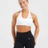 Soutien-gorge de sport sans coutures à col licou Essential