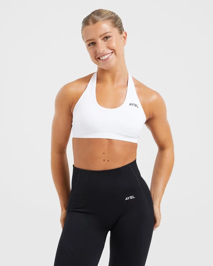 Soutien-gorge de sport sans coutures à col licou Essential