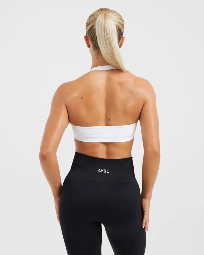 Soutien-gorge de sport sans coutures à col licou Essential