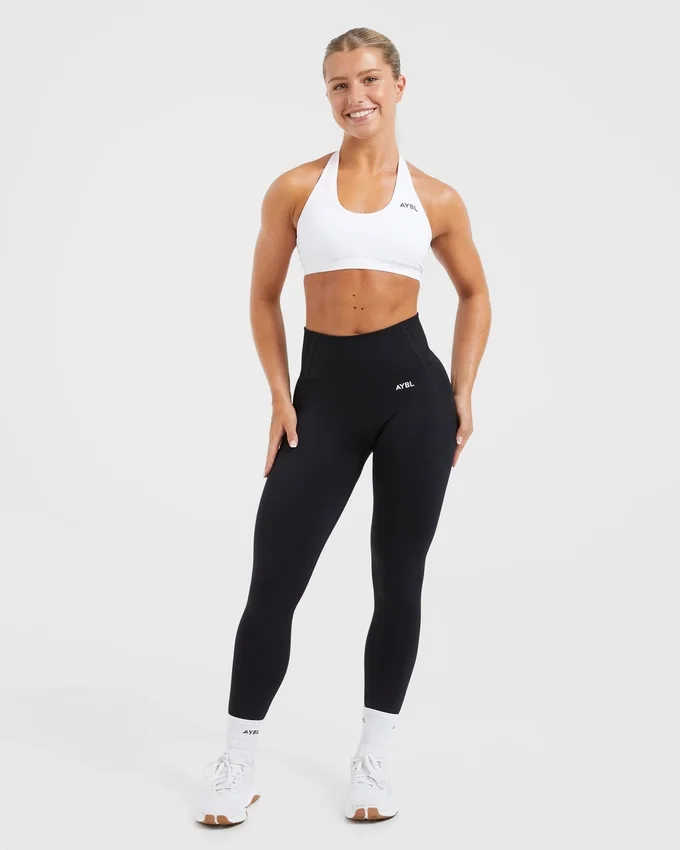 Soutien-gorge de sport sans coutures à col licou Essential