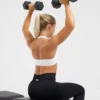 Soutien-gorge de sport sans coutures à col licou Essential