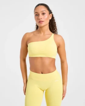 Soutien-gorge de sport sans coutures à une épaule Enhance