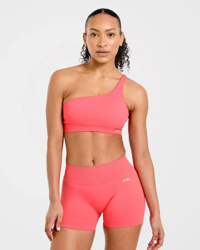 Soutien-gorge de sport sans coutures à une épaule Enhance