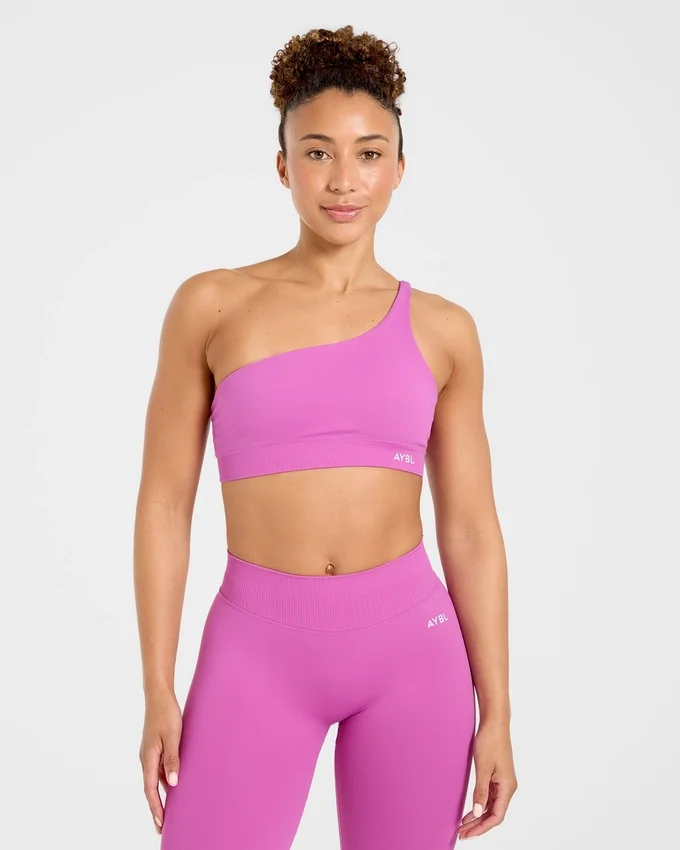 Soutien-gorge de sport sans coutures à une épaule Enhance
