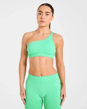 Soutien-gorge de sport sans coutures à une épaule Enhance