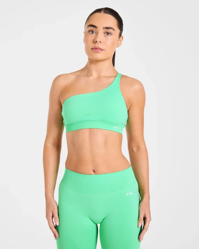 Soutien-gorge de sport sans coutures à une épaule Enhance