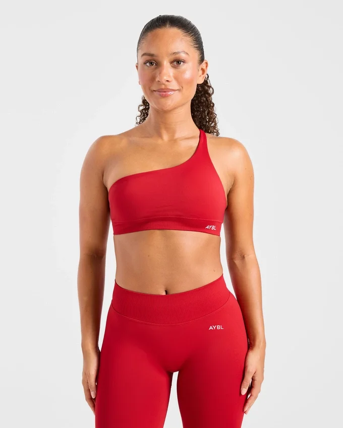 Soutien-gorge de sport sans coutures à une épaule Enhance