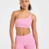Soutien-gorge de sport sans coutures à une épaule Enhance