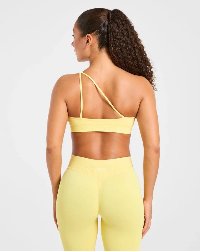 Soutien-gorge de sport sans coutures à une épaule Enhance