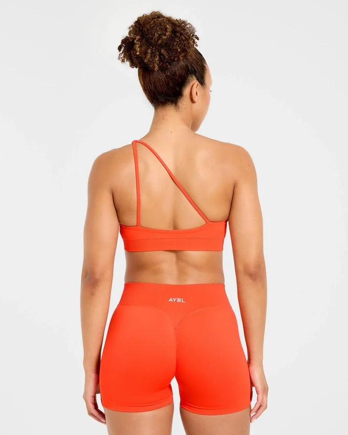 Soutien-gorge de sport sans coutures à une épaule Enhance