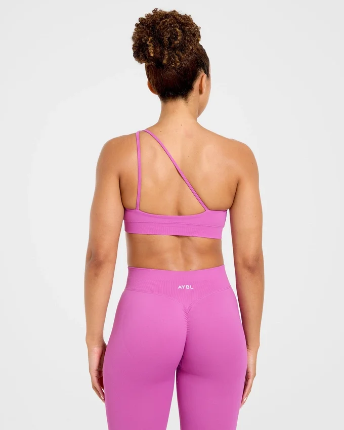 Soutien-gorge de sport sans coutures à une épaule Enhance