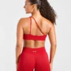 Soutien-gorge de sport sans coutures à une épaule Enhance