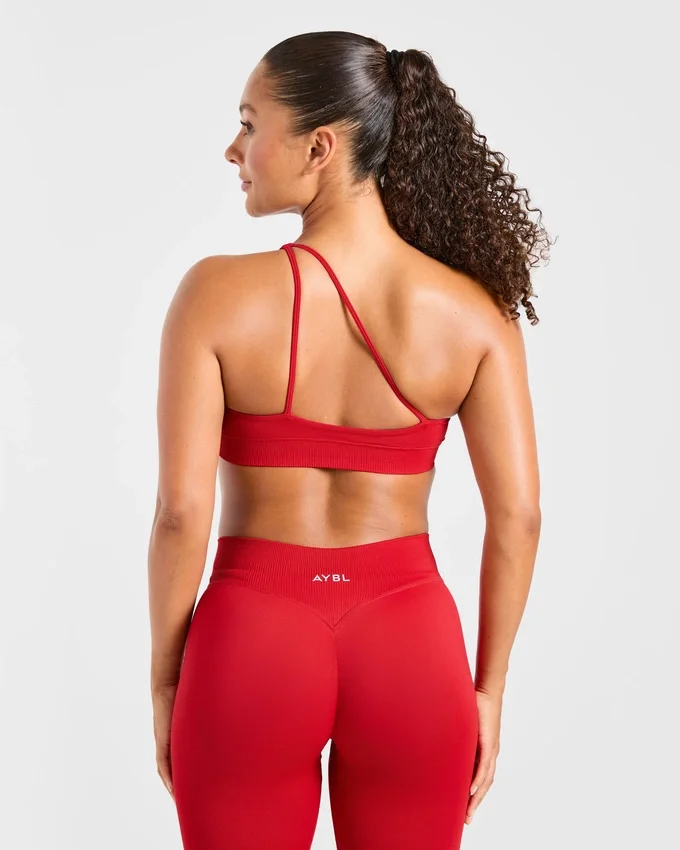 Soutien-gorge de sport sans coutures à une épaule Enhance