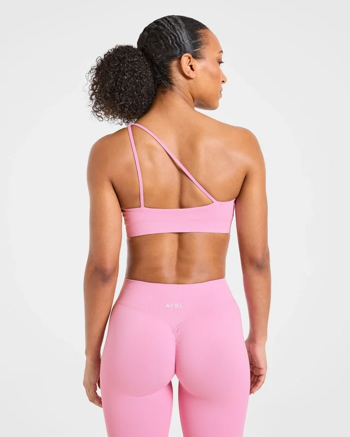 Soutien-gorge de sport sans coutures à une épaule Enhance