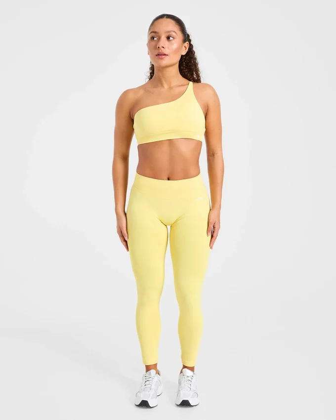 Soutien-gorge de sport sans coutures à une épaule Enhance
