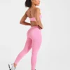 Soutien-gorge de sport sans coutures à une épaule Enhance