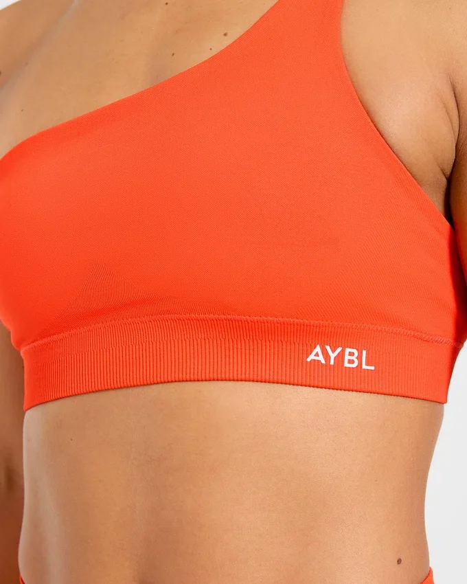 Soutien-gorge de sport sans coutures à une épaule Enhance