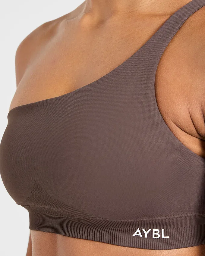 Soutien-gorge de sport sans coutures à une épaule Enhance