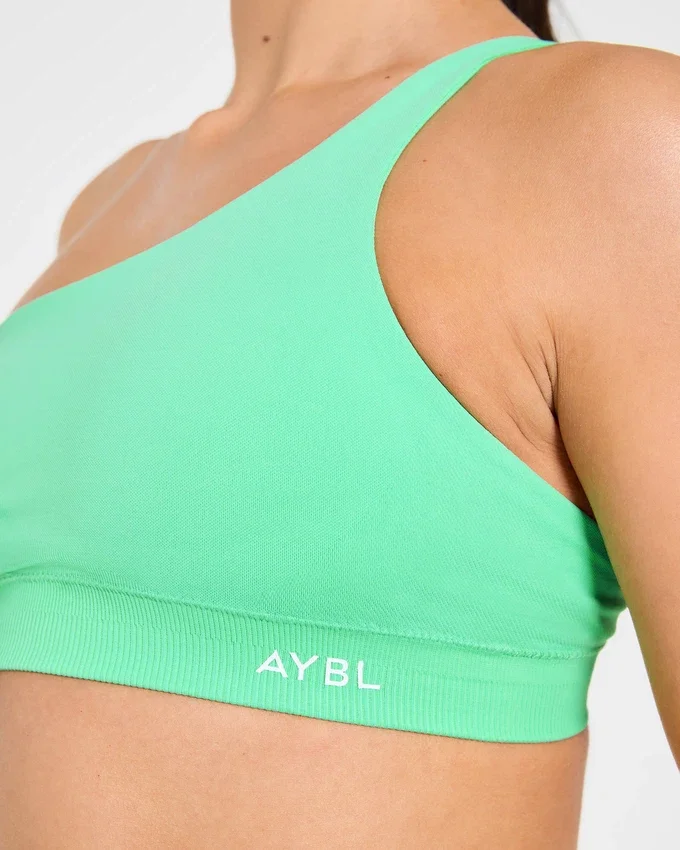 Soutien-gorge de sport sans coutures à une épaule Enhance