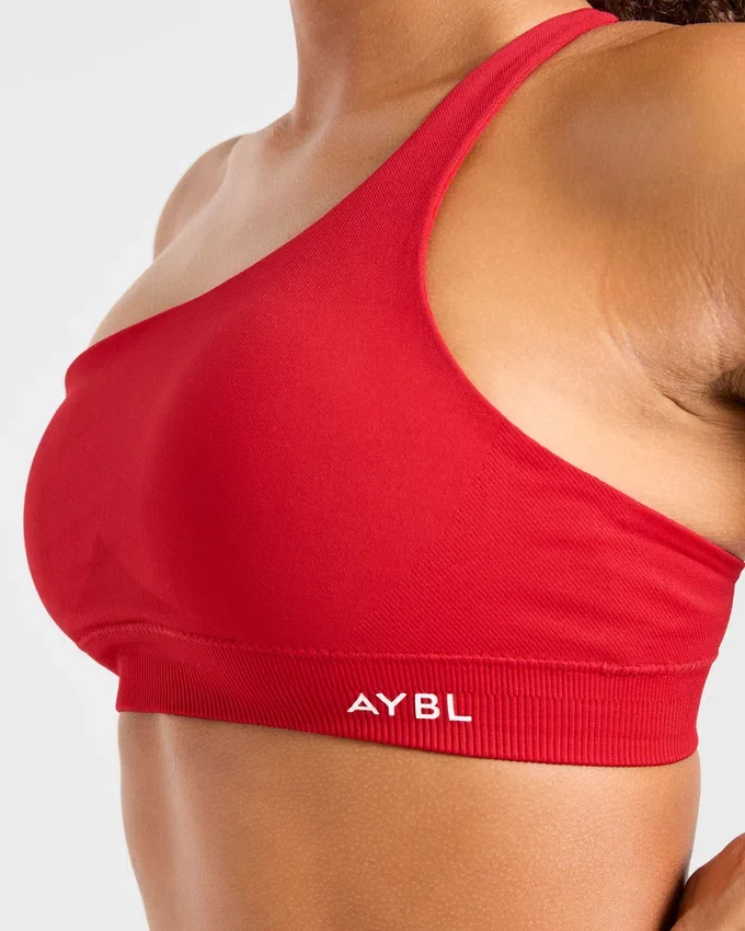 Soutien-gorge de sport sans coutures à une épaule Enhance