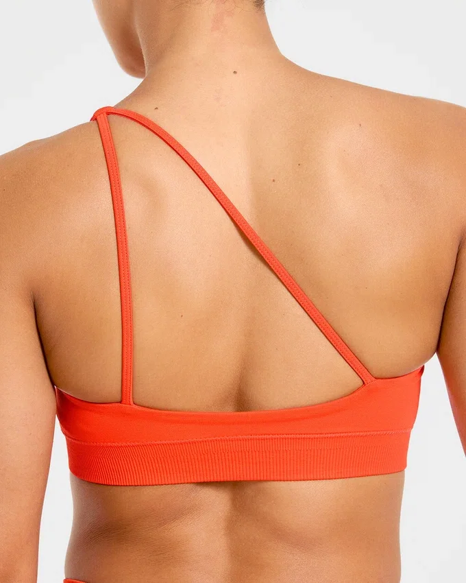 Soutien-gorge de sport sans coutures à une épaule Enhance