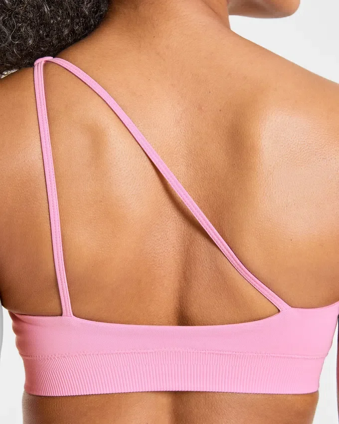 Soutien-gorge de sport sans coutures à une épaule Enhance