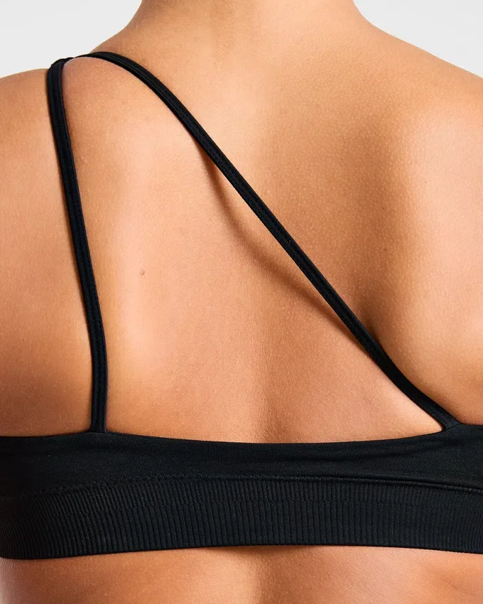 Soutien-gorge de sport sans coutures à une épaule Enhance
