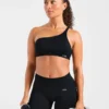 Soutien-gorge de sport sans coutures à une épaule Enhance