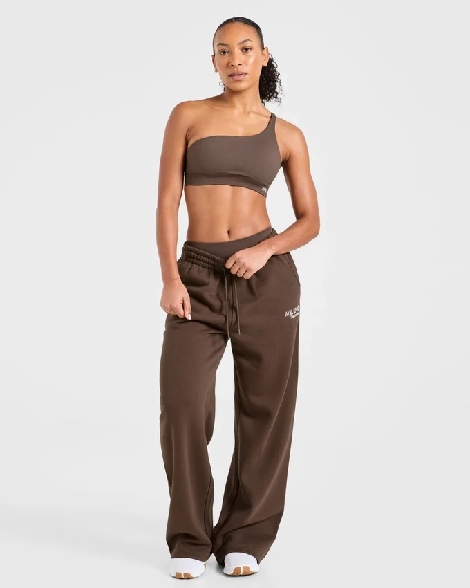 Soutien-gorge de sport sans coutures à une épaule Enhance