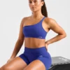 Soutien-gorge de sport sans coutures à une épaule Enhance
