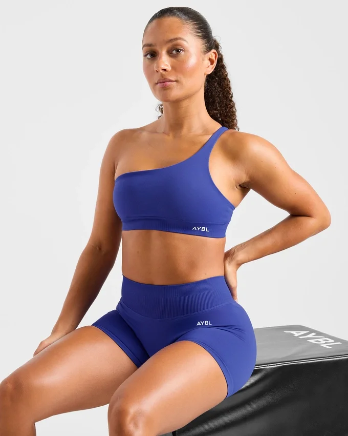 Soutien-gorge de sport sans coutures à une épaule Enhance