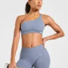Soutien-gorge de sport sans coutures à une épaule Enhance