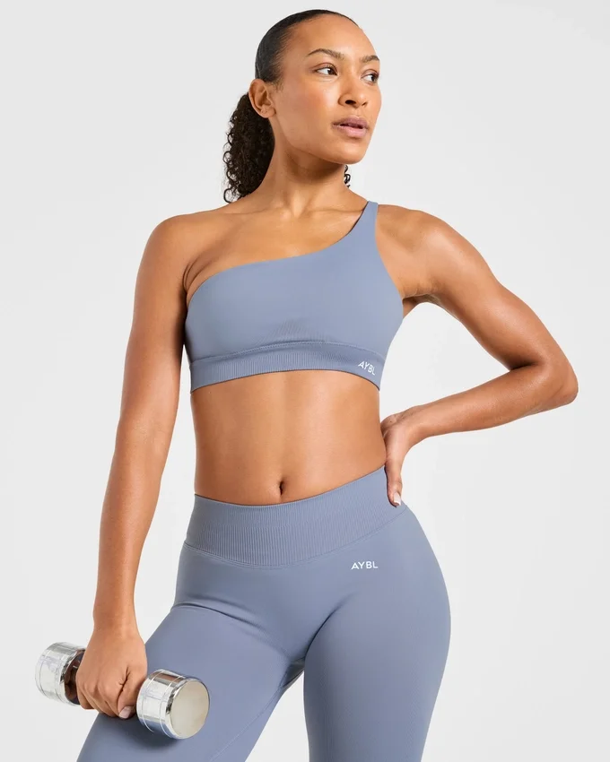 Soutien-gorge de sport sans coutures à une épaule Enhance