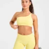 Soutien-gorge de sport sans coutures à une épaule Enhance