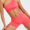 Soutien-gorge de sport sans coutures à une épaule Enhance