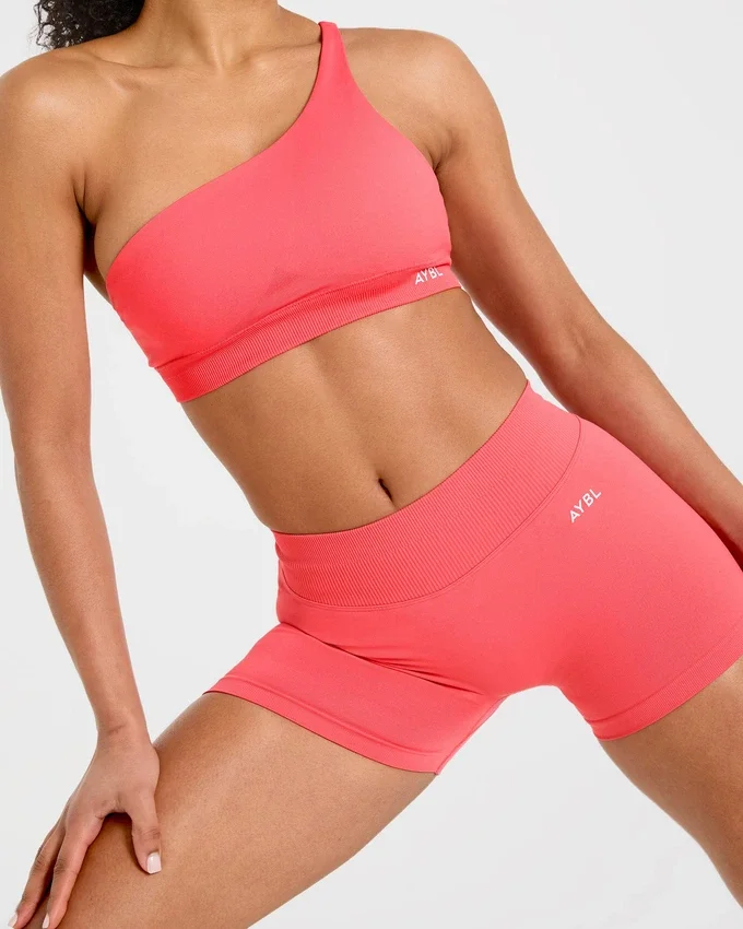 Soutien-gorge de sport sans coutures à une épaule Enhance