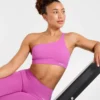 Soutien-gorge de sport sans coutures à une épaule Enhance