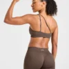 Soutien-gorge de sport sans coutures à une épaule Enhance